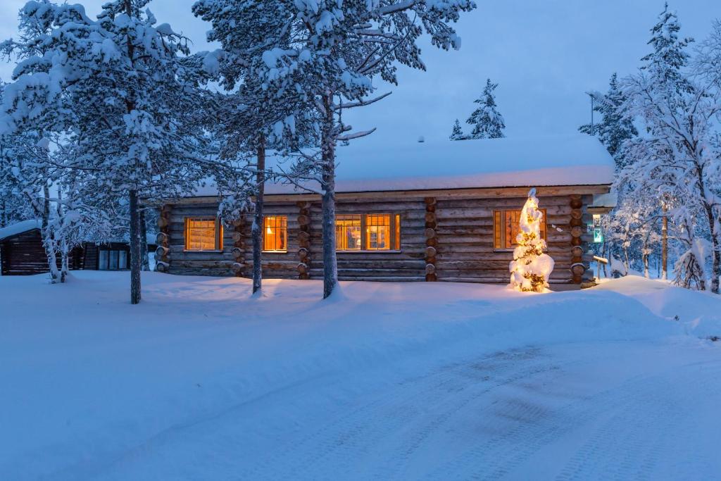 Kuukkeli Log Houses Villa Aurora "Pupula"