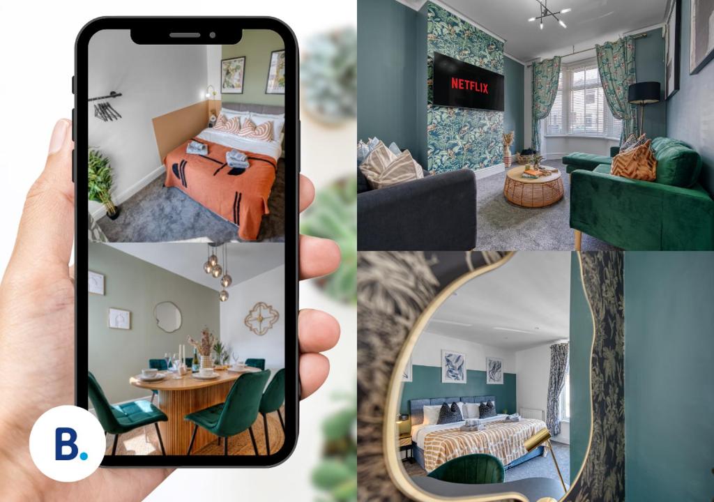 3 Bed Stylish Design Townhouse Southsea, Sleeps 8, Central - By Blue Puffin Stays